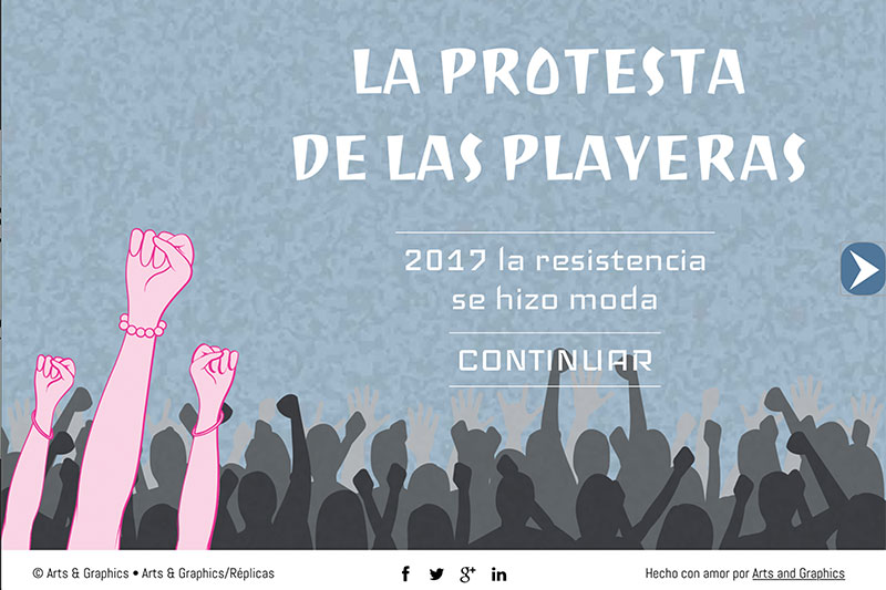 La protes de las playeres